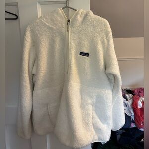 Patagonia Cream Fleece Half-Zip Jacket
